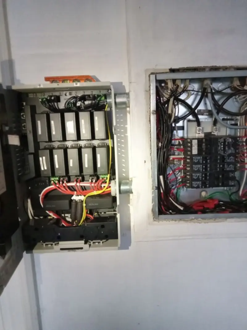 Electrical panel upgrade completed for Commercial Electrician Services in Garner